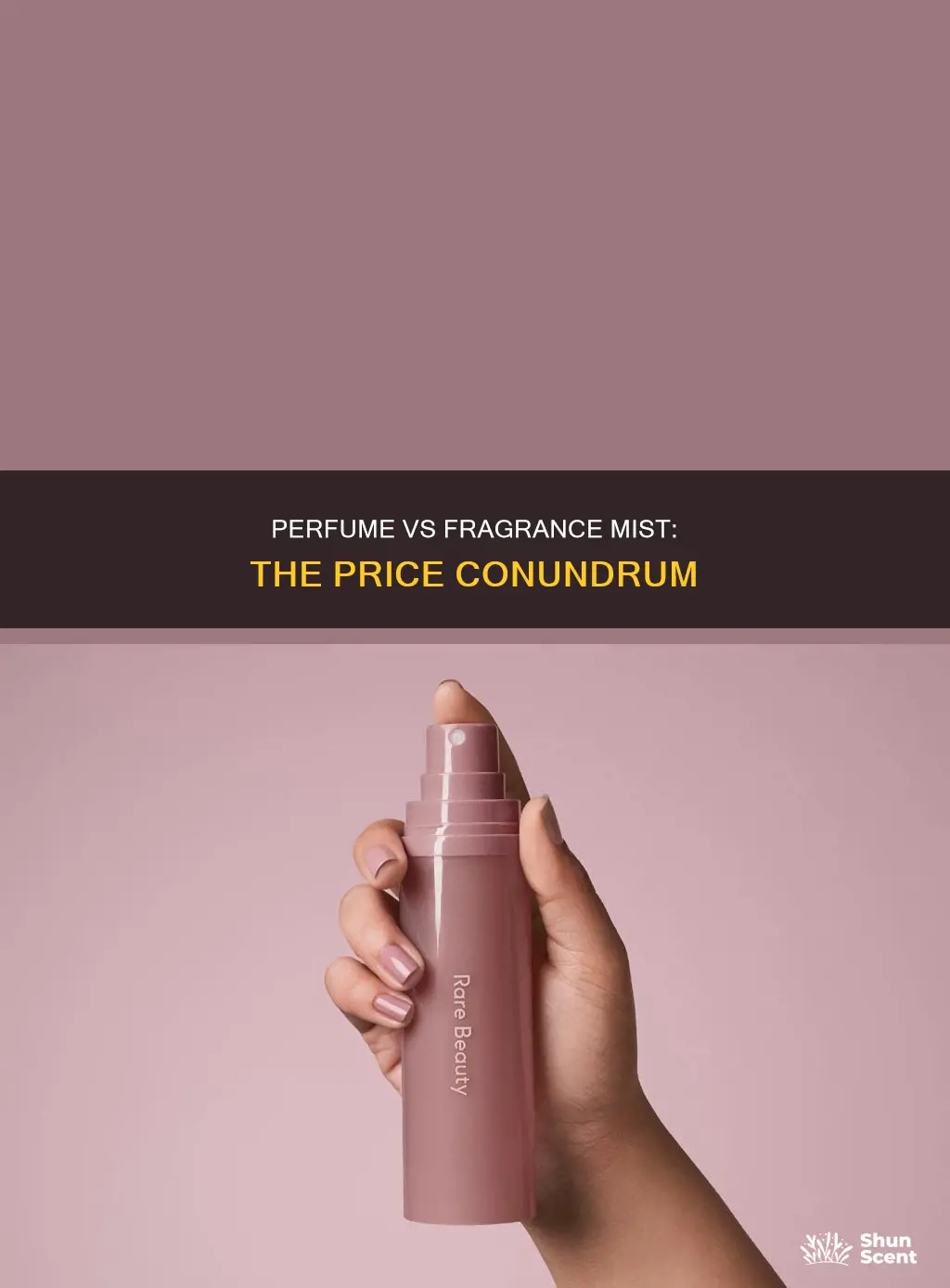 why is perfume more expesive than fragrance mist