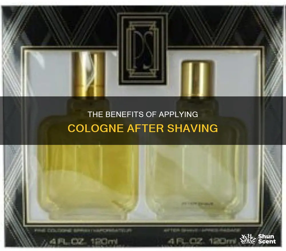 why put cologne after shaving