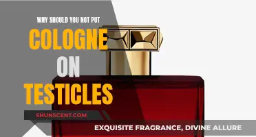 Cologne on Testicles: A Bad Mix