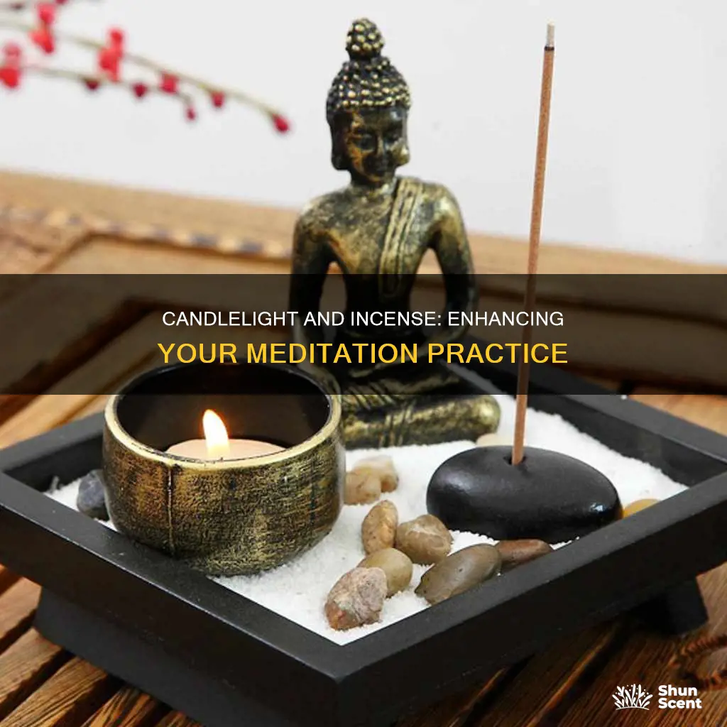 why use white candles and incense when meditation