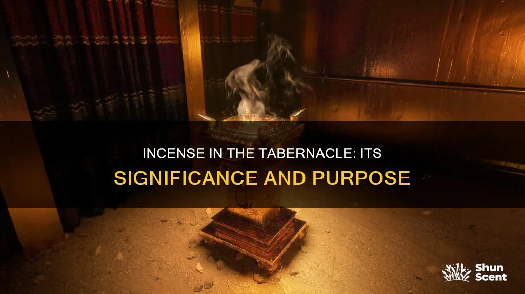 why was incense burned in the tabernacle