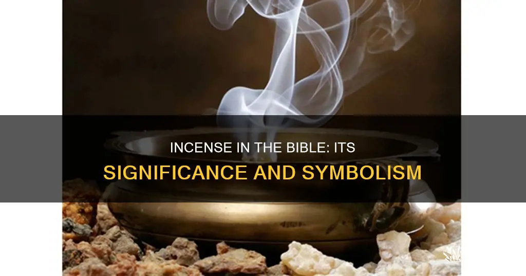 why was incense used in the bible
