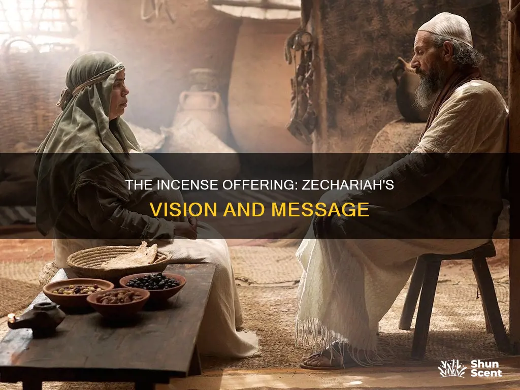 why was zecharias offering incense