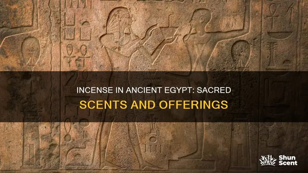 why would someone want to buy incense in ancient egypt