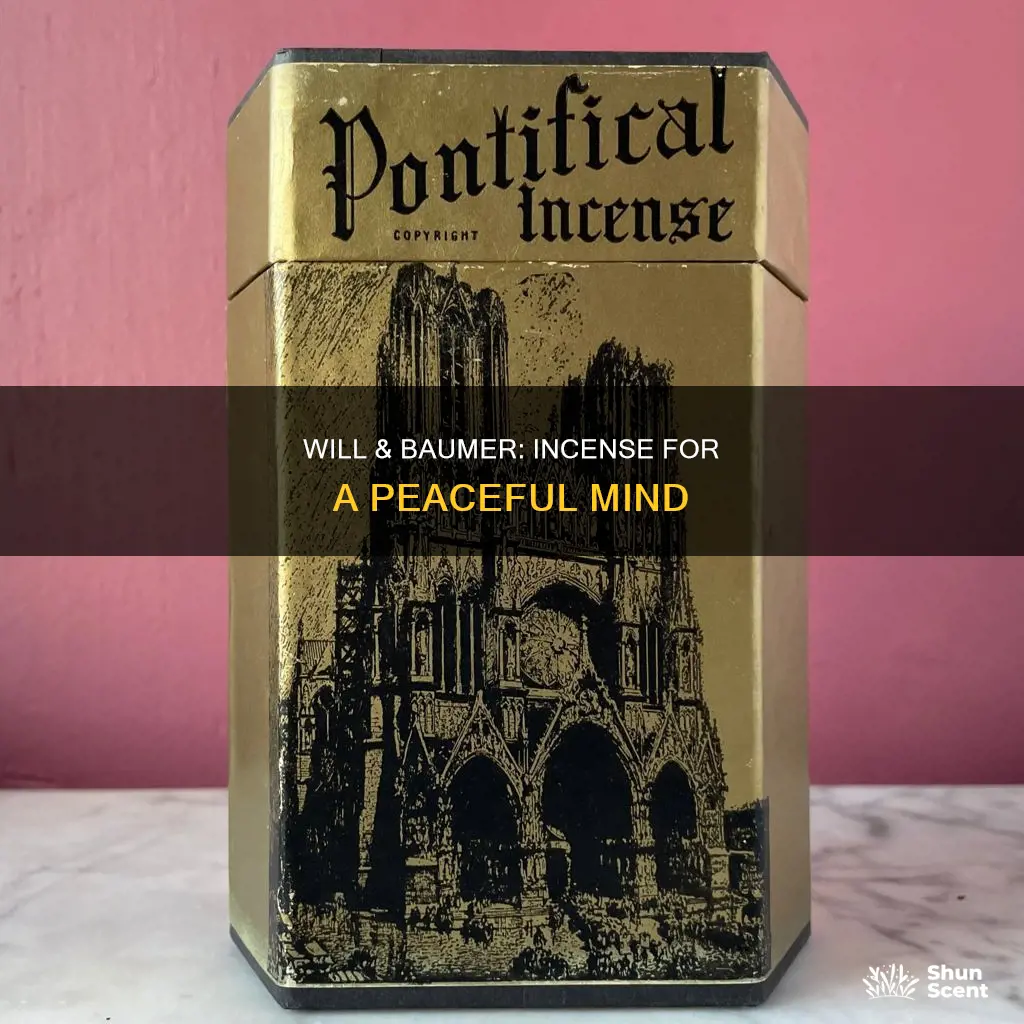 will & baumer brand incense