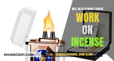 Using an Electronic Lighter for Incense: Does it Work?