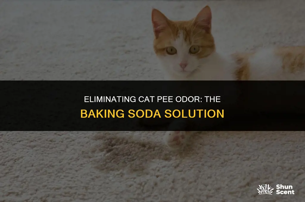 will baking soda get rid of cat pee odor