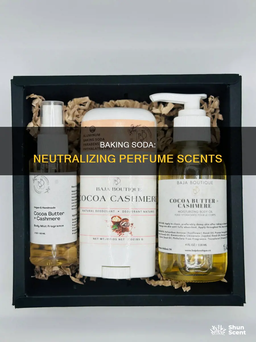 will baking soda remove perfume smells