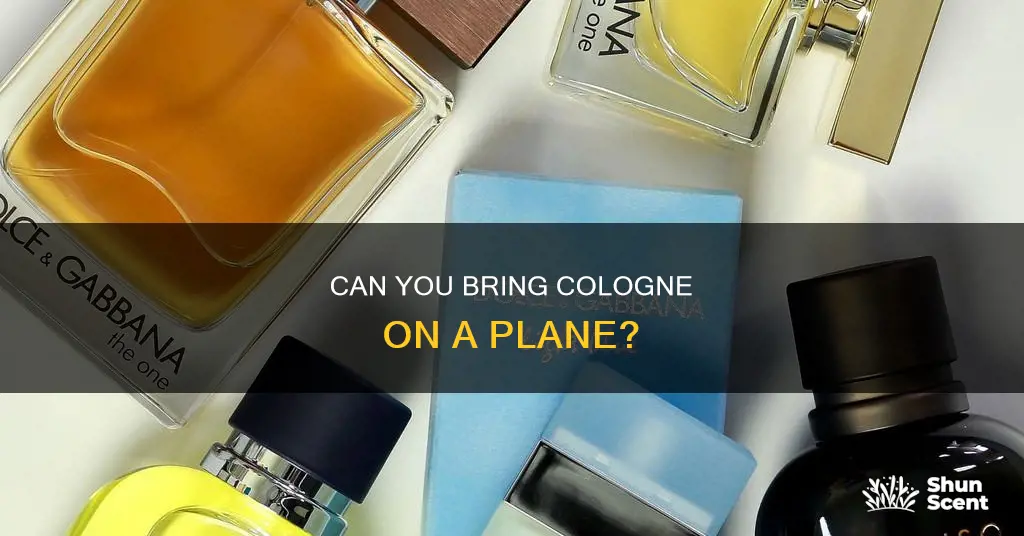 will cologne be ok on an airplane