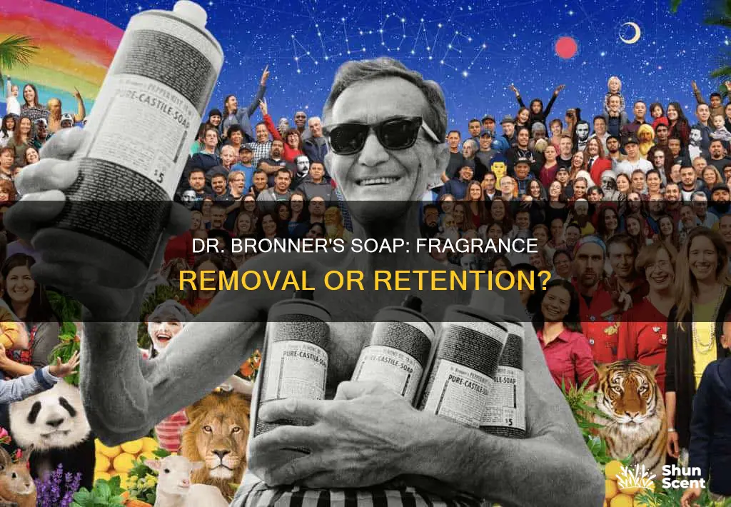 will dr bronners soap remove fragrances