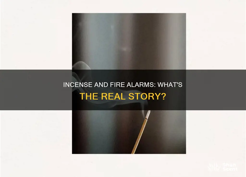 will incense set off a fire alarm
