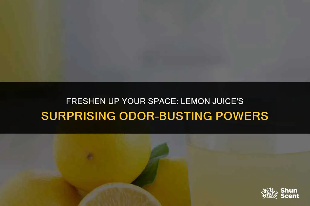 will lemon juice get rid of lingering rug odor