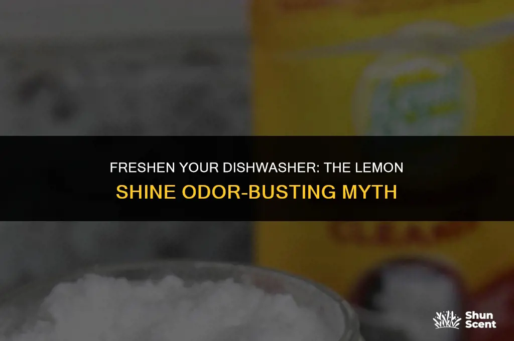 will lemon shine get rid of odor in dishwasher