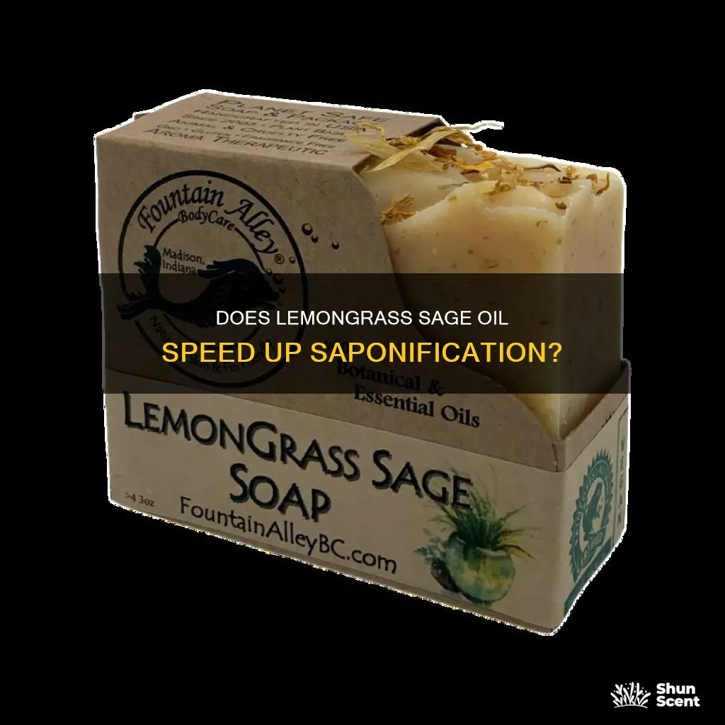 will lemongrass sage fragrance oil accelerate saponification
