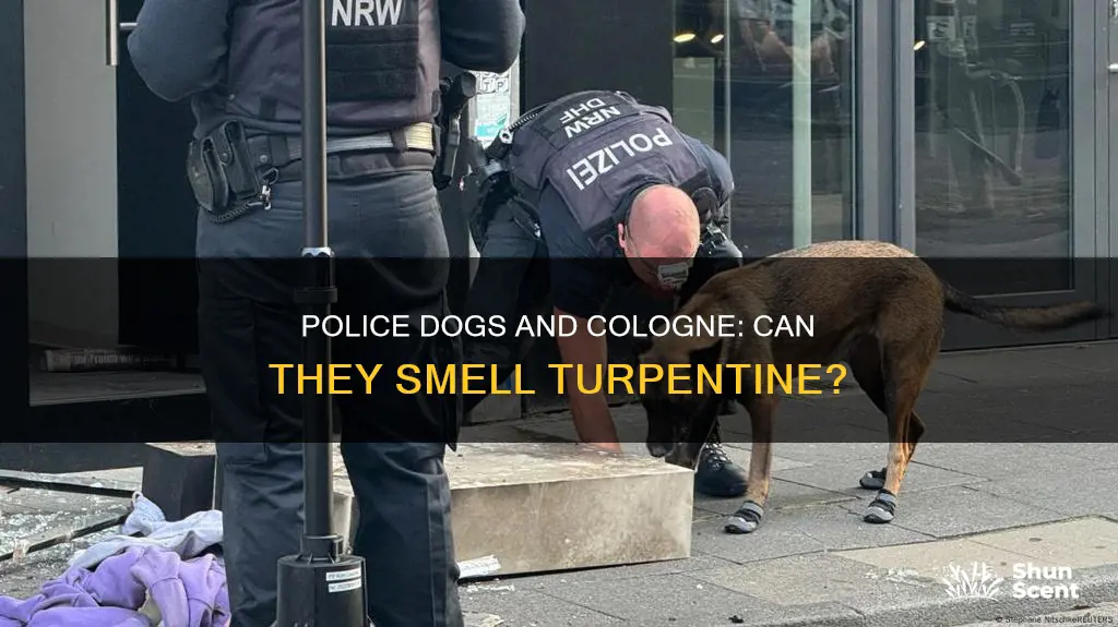 will police dogs smell turpines in cologne