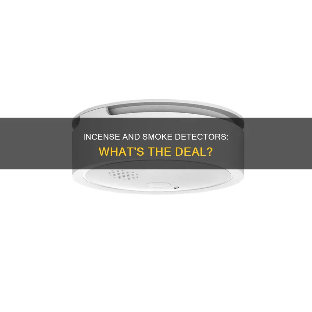 will resin incense set off smoke detector