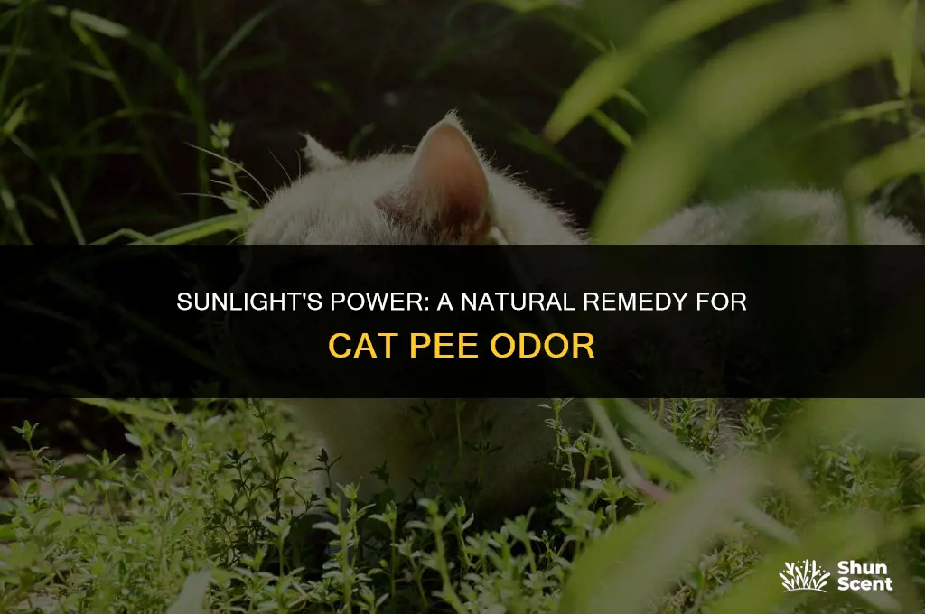 will sunlight get rid of cat pee odor