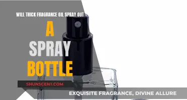 Thick Fragrance Oil: Spray Bottle Compatibility