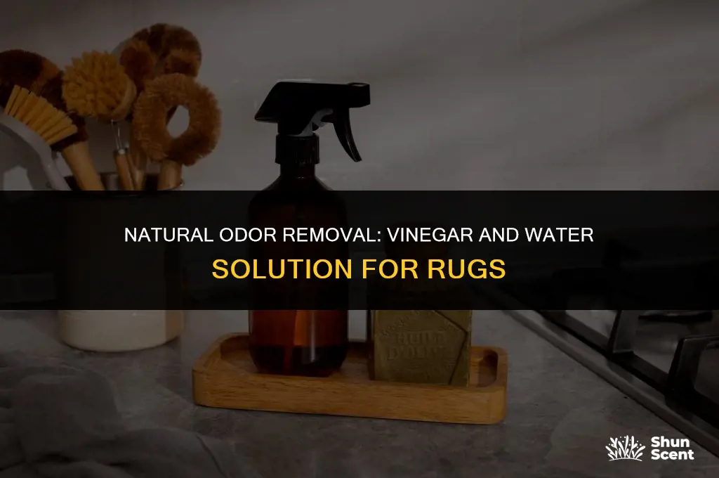 will vingegar and water get rid of odor in rugs